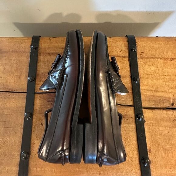 Johnston & Murphy Dress shoes Tassel Burgandy size 8 D - Picture 2 of 6